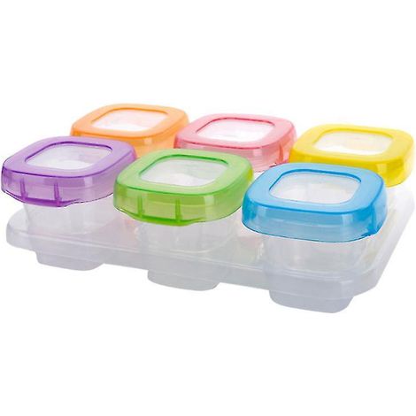 6-teiliges Set Babynahrungsbehälter