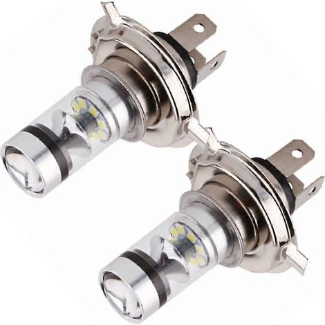 Stück H4 LED Xenon-Weiß Scheinwerferlampen Nebelscheinwerfer 12V Glühbirnen
