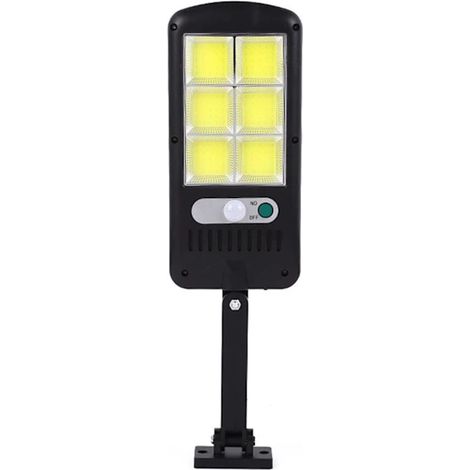 Lampes solaires d'extérieur, lampadaire solaire avec détecteur de mouvement crépusculaire et télécommande, étanche IP65, LED-AquaForge