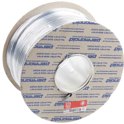 Câble d'alimentation RS PRO 2x0,5 mm², gaine PVC Gris, 100m ( Prix pour Bobine de 100 Mètres )
