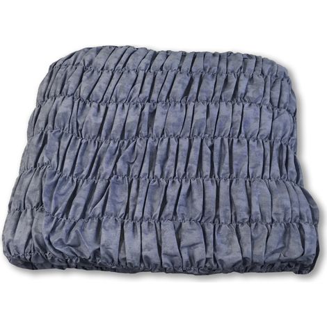 Copridivano Universale Arricciato Blu, misura2 PosticoloreBlu (1/2)