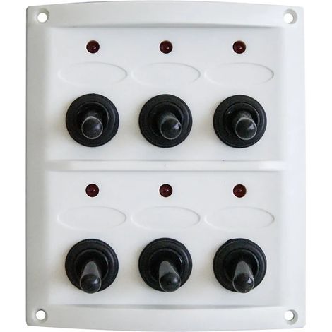 Panel eléctrico aaa 6 interruptores 15A 12V (1/3)
