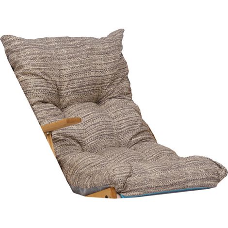 Cuscino imbottito per poltrona relax sdraio o dondolo - Tortora