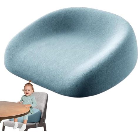 Silla elevadora infantil - Portabebés - Alimentación segura - Diseño desmontable - 38x35 cm - Azul (1/5)