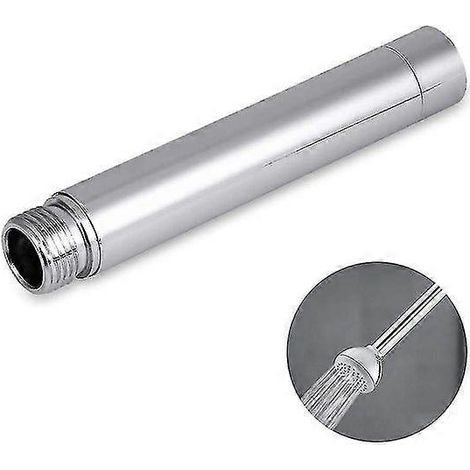 Rallonge de bras de douche - Rallonge de pommeau de douche en acier inoxydable avec raccord G1/2", installation facile, durable et confortable (1/5)