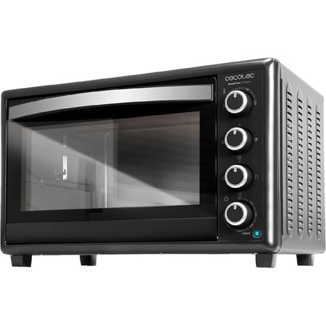 Cecotec Horno de sobremesa Bake&Toast 4600 Black Gyro, 46 L, 2000 W, 12 funciones combinables de calor