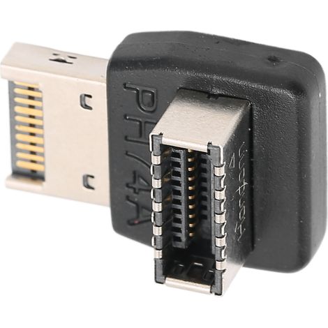 Adaptateur USB 3.1 Type E à 90 Degrés pour Connectique Carte Mère, Modèle PH74A (1/5)