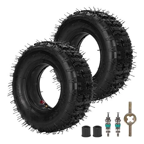 RUTU 13 x 5.00-6 13X5-6 Tires and Tubes with Curved Stem TR87 (1/5)