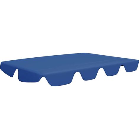 vidaXL Ersatzdach für Schaukel blau 188/168x145/110 cm