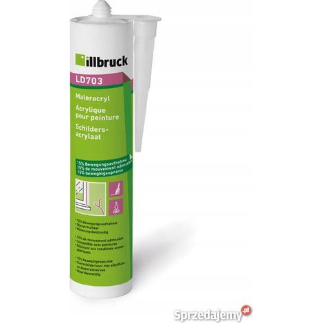 Illbruck LD703 310 ml Peinture acrylique blanche