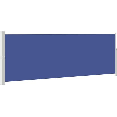 Tenda da Sole Tenda parasole Laterale Retrattile 160 x 500 cm Blu (1/5)