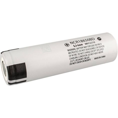 Panasonic NCR18650BD Pile rechargeable spéciale 18650 flat-top Li-Ion 3.6 V 3200 mAh 1 pc(s) (1/2)