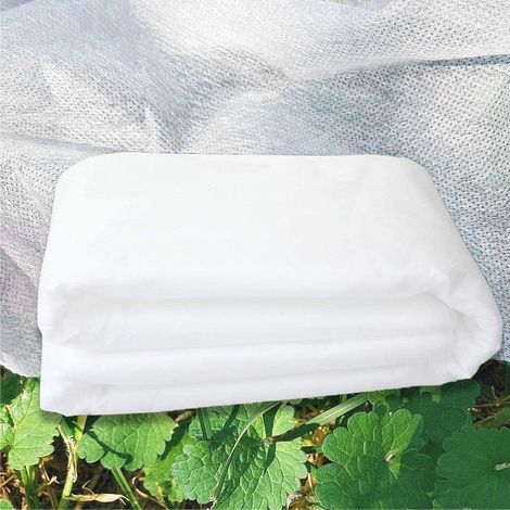 TAISHENGDA-Voile D'hivernage Pour Plantes 40g/M², 3 X6 M Housse Hivernage Plante, Toison Non-Tissée Voile Hivernage Plante, Voile Dhivernage Rouleau Pour Protéger Les Plantes En Extérieur Du Gel - Rés (1/5)