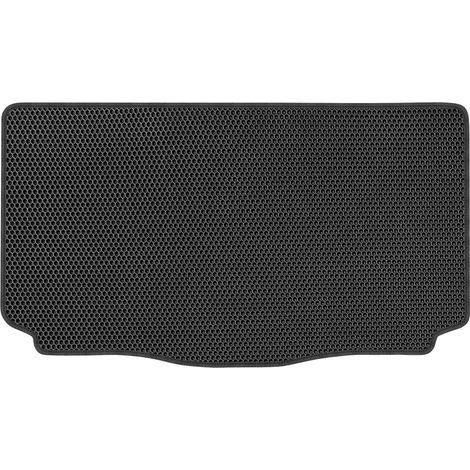 Alfombrilla de maletero de EVA para Lancia Ypsilon II Hatchback (2003-2011), revestimiento tipo panal - NEGRO (1/5)