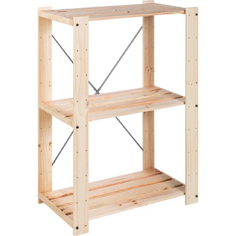 Estanteria alistonada evolution 3 111x76,7x43cm pino macizo astigarraga (1/8)