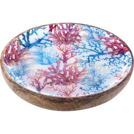 Signes Grimalt Plat de cuisine Boîtes à plaques de corail et plateaux bleus 15x15x3cm 25190 (1/4)