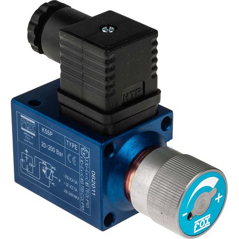 Interrupteur de pression RS PRO K5, 200 bar max, G 1/4, sortie Ajustable ( Prix pour 1 ) (1/4)