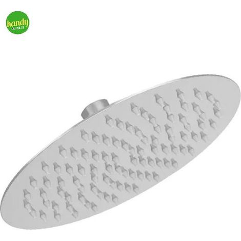 Soffione Tondo Piatto Ambra Bathroom Lush In Acciaio ø 20 Cm (1/2)