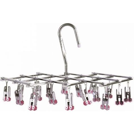 Égouttoir en acier inoxydable, étendoir pliable, cintre (1/5)