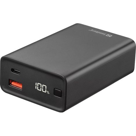 Batería externa de viaje Sandberg 420-95, 20000 mAh, PD65W
