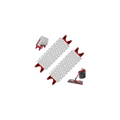 Set di 2 panni di ricambio in microfibra, testine piatte in microfibra per mocio spray Vileda Ultramax 2 in 1, ricariche in microfibra per mocio domestico Crezuo