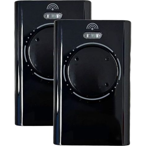 Lot de 2 émetteurs portatifs pour porte de garage compatibles 868 MHz, télécommande de porte de garage à 2 canaux, avec XT2 868 SLH LR, XT4 868 SLH LR, Rolling Code (1/5)