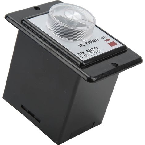 Relais temporisé AH2-Y 10M, mini-contrôleur de temporisation à pointeur, 8 broches, temporisation à la mise sous tension pour équipements d'automatisation, 24 V CC (1/5)