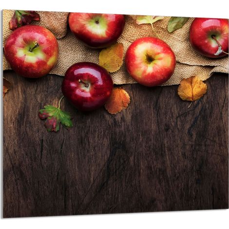 PANEL DE VIDRIO PARA COCINA 65x60 Manzanas (1/5)