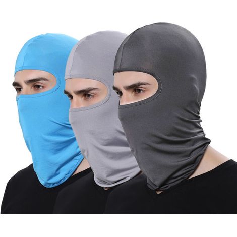 Maschera da sci estiva 3 pezzi - passamontagna con protezione integrale del viso - protezione solare traspirante - passamontagna da ciclismo - passamontagna sportivo antivento (1/4)