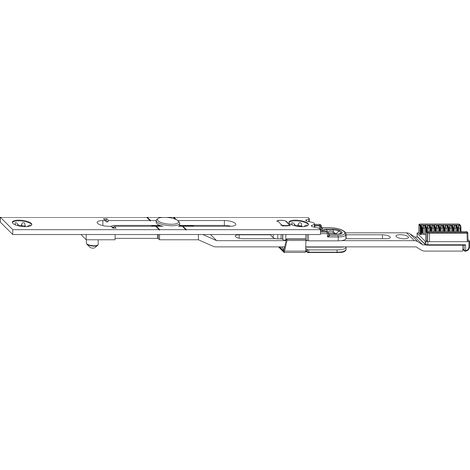 MACO MM Stulpverlängerung verlängerbar ohne Zapfen L=140 mm silber (206630)
