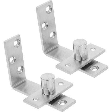 Charnière de porte invisible en acier inoxydable avec grand angle d'ouverture et alignement facile pour étagère secrète (1/5)