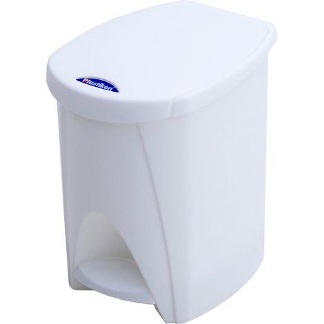 Pedal-Eimer 7l weiß