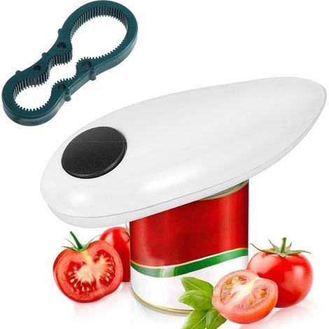 Apribottiglie elettrico ING – Senza spigoli vivi – Avvio e arresto automatici – Adatto ad anziani e persone con artrite (1/5)
