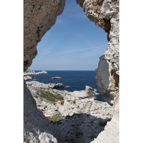 Tableau sur toile pierre à Marseille 45x65 cm - Impression sur Toile Murale Décorative - Image imprimée en HD sur Toile - Toile sur Châssis en Bois FSC - Fabriqué en France (1/4)
