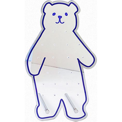 Présentoir à bijoux en acrylique – Modèle “ours debout” – Support de présentation pour boucles d’oreilles et accessoires (1/5)