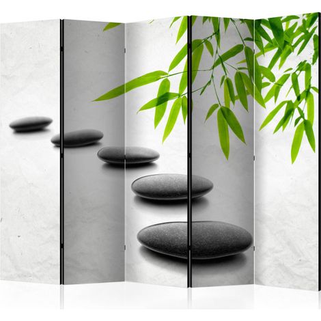 Paravent 5 Volets "Zen Stones" 172x225cm (1/2)