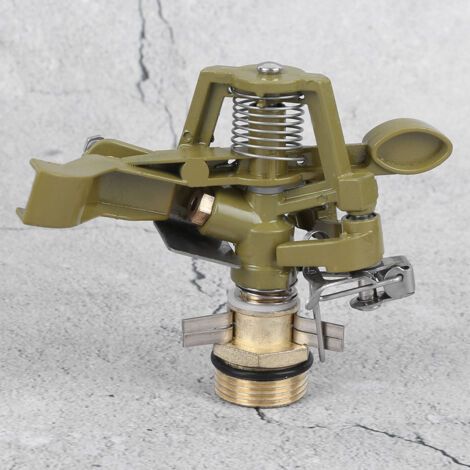 Buse arrosage rotative 360° filetage mâle G3/4", pour irrigation jardin pelouse, grande couverture (1/5)