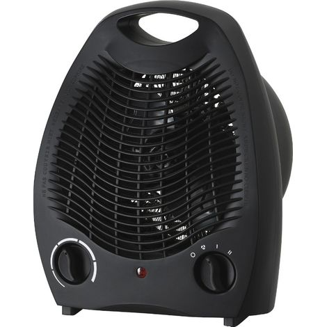 CALEFACTOR KUKEN VERT. 1000/2000W NEGRO (1/3)