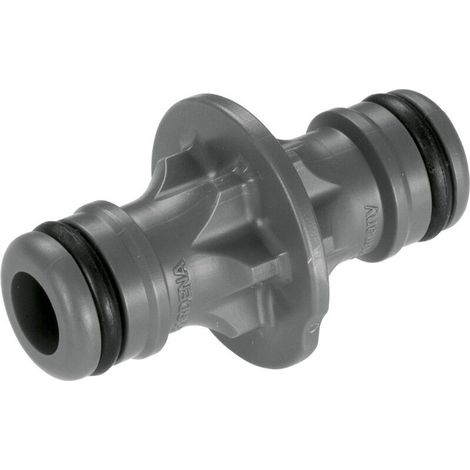 Gardena Giunto: pezzo di collegamento per il collegamento del tubo di connessione sicura di due tubi per l'estensione per il passaggio di tubi da 19 mm (3/4 in) 13 mm (1/2) (2931-20) (1/5)