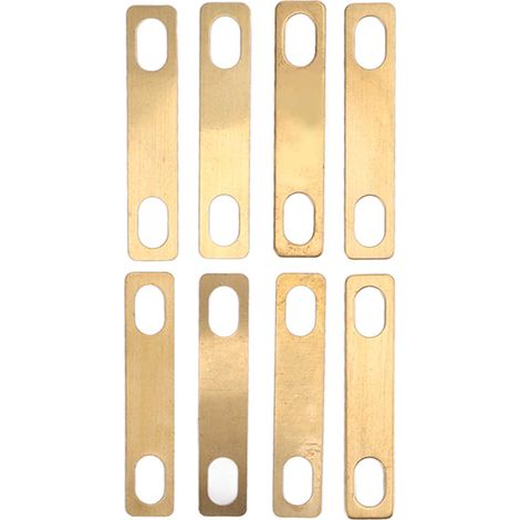 8 Cales de Sillet Guitare en Laiton, 4x 0.2mm, 2x 0.5mm, 2x 1mm pour Réglage et Réparation de Manche (1/5)