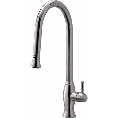 Robinet mitigeur cuisine avec douchette CANOVA Chromé - Cristina Ondyna KA53051 (1/5)