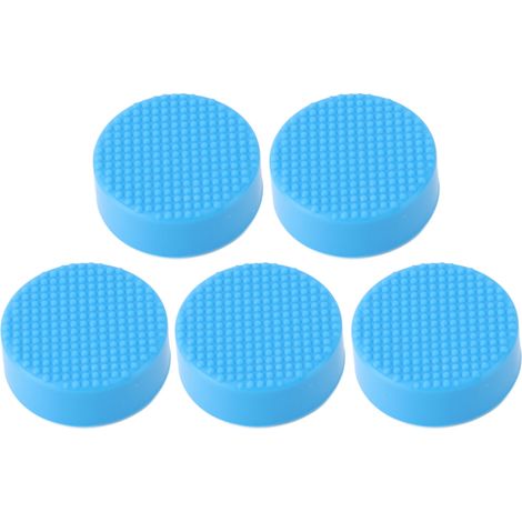 Lot de 5 Housses Boutons Silicone pour Thermomix TM6, Protection Clavier Interrupteur, Accessoire Cuisine Décoratif Bleu (1/5)