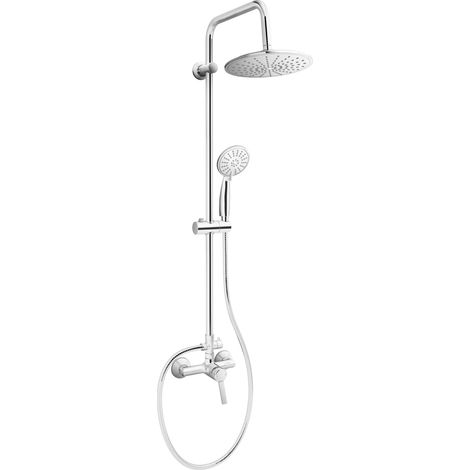Colonne de Douche Mécanique, Tête 22,5cm, Chrome (1/5)