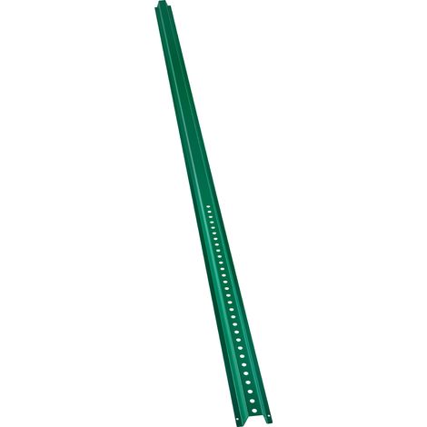 Mophorn 8 Fuß U-Kanal-Schilderpfosten, 4er-Pack grüne, robuste Zaunpfosten aus Stahl für Garten, Innenhof, Bauernhof oder Verkehrskreuzung