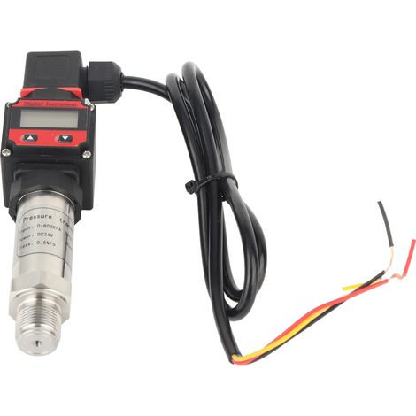 Drucksensor aus Aluminiumlegierung, Luft-/Wassergeber mit digitaler LCD-Anzeige, Messumformer, 0–10 V DC, 24 V, 0–800 kPa (1/5)