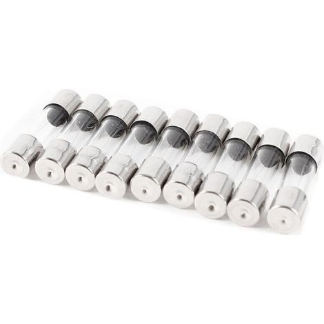 10 Fusibles Verre 5x20mm 250V 0.5A Type Coup pour Équipements Électriques (1/2)