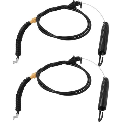 2 pièces Câble d'engagement de plateau de tondeuse à gazon compatible avec la tondeuse à gazon MTD série 700 OE 946-04173E 746-04173 290-087 Câble d'entraînement de plateau de tondeuse (1/5)