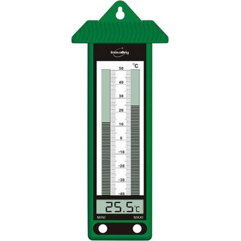 Elektronisches Mini-Max-Thermometer Grün - Inovalley