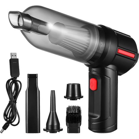 ensemble de dépoussiéreur électrique sans fil à main, aspirateur à air comprimé pour le nettoyage des claviers, lentilles et fenêtres d'ordinateurs (1/5)