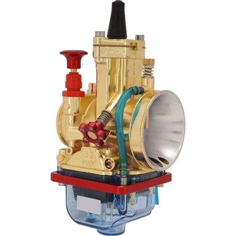 Carburateur universel avec injecteur de puissance adapté aux moteurs Keihin Mikuni 75cc-250cc à deux et quatre temps PWK 32 mm.